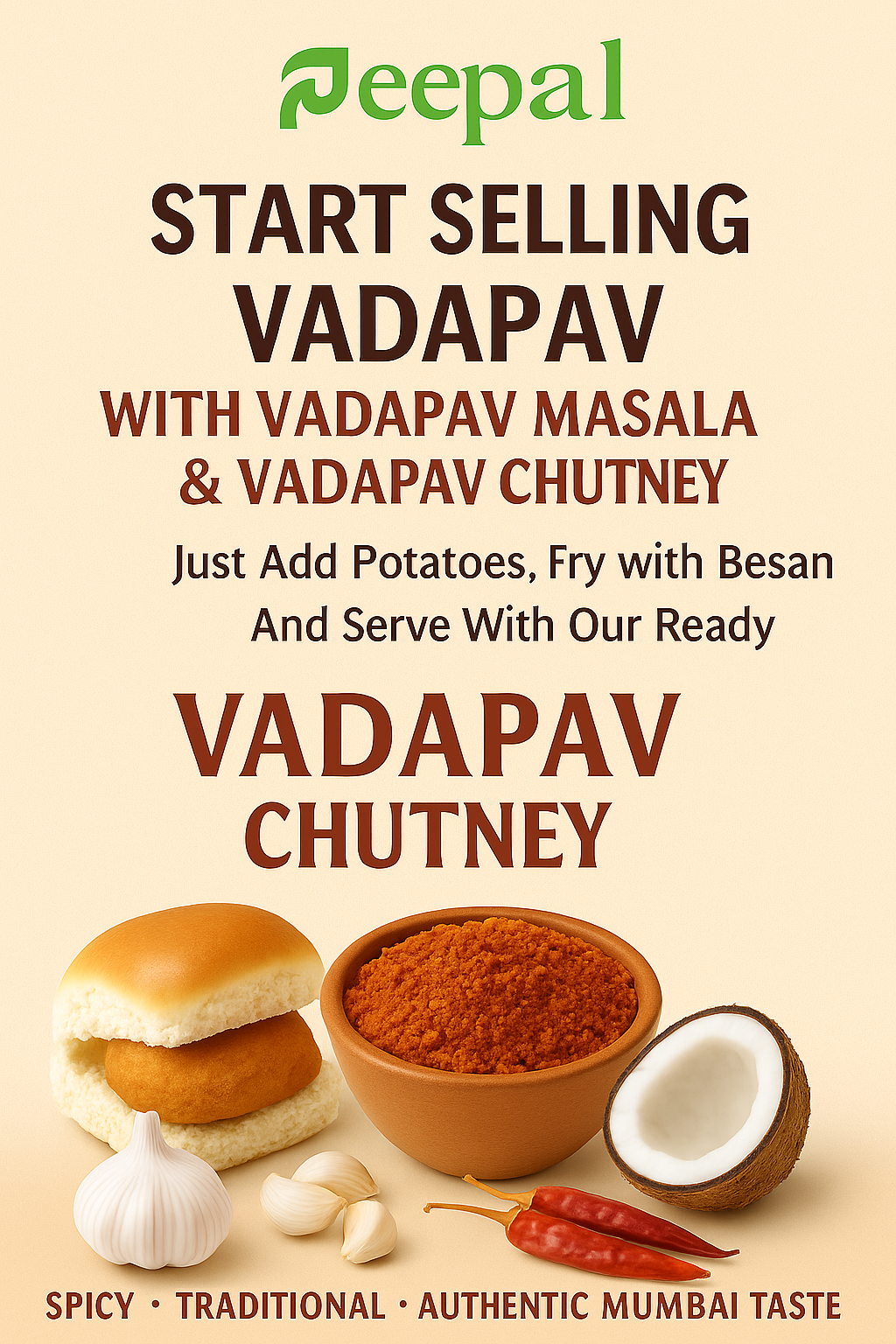 Ready vadapav Masala - Restaurant pack - Image 3